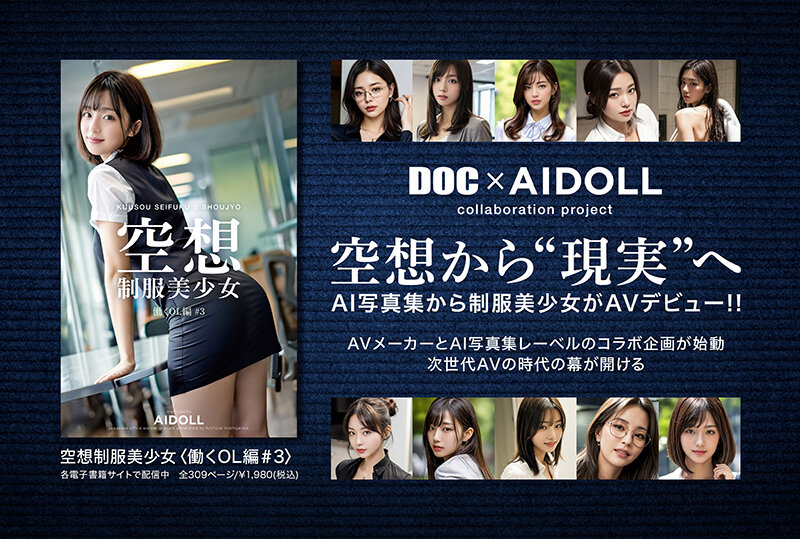 空想制服美少女 AI MODEL AV DEBUT 働くOL編 1